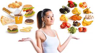 Kilo vermek için sağlıklı yiyecekler lehine sağlıksız boş kalorilerden kaçınmak
