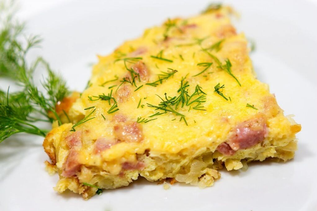 Dukan diyetinin günlük menüsüne jambonlu omlet dahil edilebilir